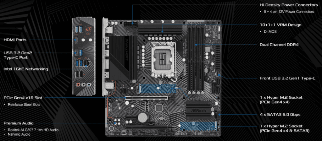 Asrock Z790M PG Lightning/D4